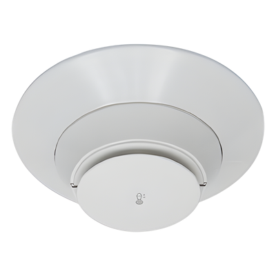 SKHEATW - Detector Térmico Direccionable / Activación Fija 57 °C (135 °F) / Tecnología SK / 15 a 32 VDC / Base Incluida / Color Blanco