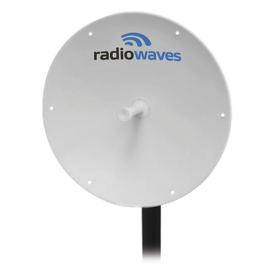 SPD3-5.2NS - Antena Direccional Parabólica / 33 dBi / 5.25-5.85 GHz / 0.9 m (3 ft) / Doble Polarización / 2 Conectores N-Hembra