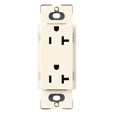 SCR20BI - Contacto Dúplex de Pared / 20 A / 125 V / Terminales Laterales o Push-In / Acabado Satin Colors / Sin Tamper-Resistant
