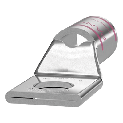LCA1/0-38-X - Zapata de Compresión / Calibre 1/0 AWG / Orificio 3/8" (9.5 mm) / Tambor Estándar con Mirilla / 1 Pieza