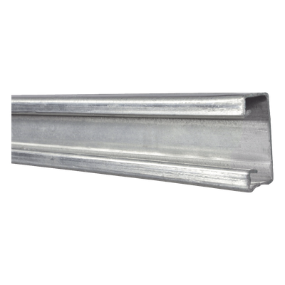 ANC-USE-4X2 - Canal Unicanal Sólido / 4 x 2 cm (1.57 x 0.79 in) / Acero Pregalvanizado 1.52 mm / Longitud 3 m (9.84 ft) / Refuerzo Estructural / 0.9 kg/m