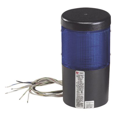 LSLD-024-B - Módulo de luz LED / 24 Vcc / Azul / Montaje superficie o tubería NPT 3/4" / Vida útil 50,000 hrs / IP65