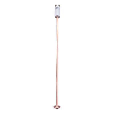 LP-GROUNDV - Electrodo de Puesta a Tierra / 20A / Cobre Electrolítico / Filtro Equipotencial Autoconectable / Compuesto 6 kg / 114 cm (3.74 ft)