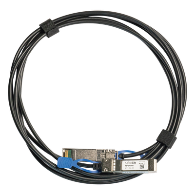 XS+DA0001 - Mikrotik XS+DA0001 Cable de fibra óptica e InfiniBand 1 m SFP/SFP+/SFP28 Negro