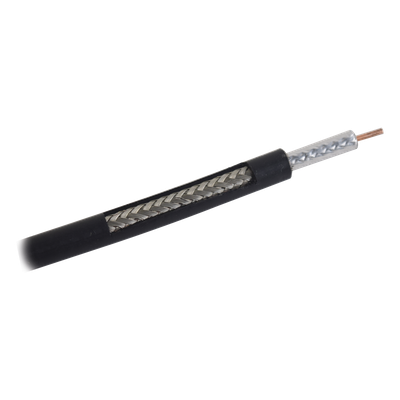LMR-LW195 - Cable Coaxial RG-58 / 50 Ohms / Conductor Cobre Sólido / Blindaje 90 dB / Baja Pérdida / 3.28 ft