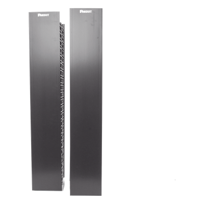 WMPVHC45E - Organizador Vertical de Cable / Doble Capacidad Frontal y Posterior / 45 RU / 6.7in (170mm) Ancho / 83.0in (2108mm) Alto / Negro