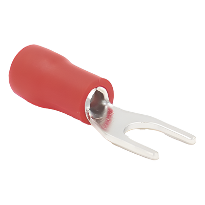 RA1147 - Terminal tipo horquilla aislada / 22-16 AWG / Rojo / 25 piezas / 0.79 x 0.41 x 0.24 in
