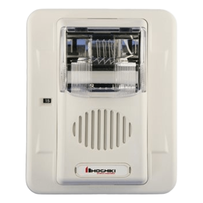 HEC3-24WW - Sirena Estrobo / 24 Vcd / Multi-Candela 15-110 cd / Montaje en Pared / 5.0 x 4.5 x 2.5 pulgadas / Color Blanco