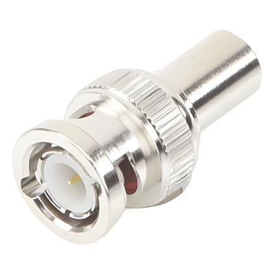 RFB-1750 - Carga Coaxial Terminal / 75 Ohm / 1/2 Watt / Conector BNC Macho / Níquel / Oro / Delrin