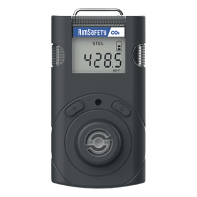 PM150-CO2 - Monitor Personal de CO2 / Recargable / LCD en Tiempo Real / Alarma de 3 Niveles / Vida Útil 7 Años