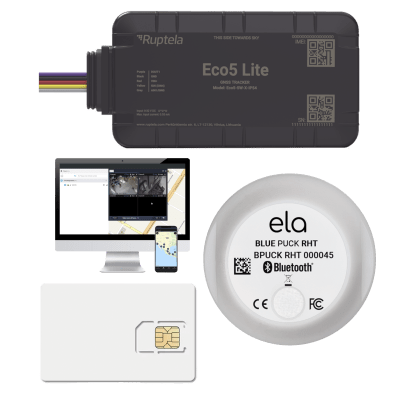 Ruptela Rastreador Vehicular y Monitoreo de Flota / BLE 5.0 y GNSS / LTE CAT1 y LTE-M