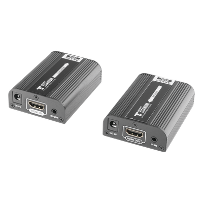 TT-672 - Kit Extensor HDMI para distancias de 30 metros / Resolución 4K x 2K@ 30 Hz/ Cat 6, 6a y 7 / HDCP2.2 / HDMI 2.0 / Soporta PCM, HDbitT / Soporta control remoto del equipo fuente.