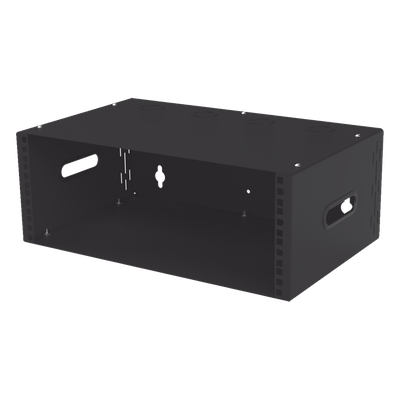 LPWR50304U - Gabinete de Pared para Redes / 4U / Profundidad 250 mm (9.8 in) / Acero Galvanizado Calibre 20 / Montaje Compacto