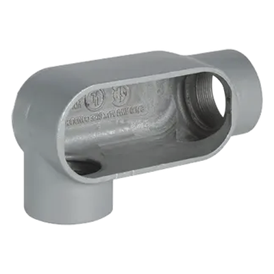 HUB-LR37-SA - Caja Condulet Tipo LR / 1" / Aluminio libre de cobre / Compatible Forma 7 / Aprobado lugares húmedos / 0.03 m (1 ft)