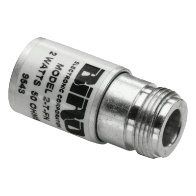 2TFN - Carga Fantasma Coaxial, 50 Ohm, DC-6 GHz, 2 Watt, Conector N Hembra.