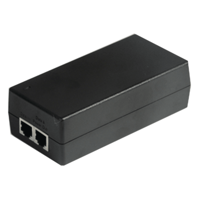 SD-PE-8N-00-00 - Inyector PoE Gigabit / 56 VDC / 1100 mA / 100-240 VCA / -10 a 40°C / 123 x 61 x 40 mm