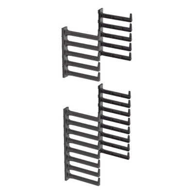 SN25F - Kit de Dedos para Organizador de Cables / 42 o 45 UR / Tipo S o N / 6.8 in (172.2 mm) de Ancho / Negro