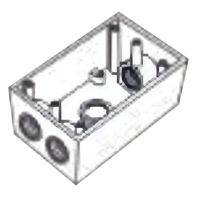 RR-0284 - Caja Condulet FS / 3/4" (19.05 mm) / 4 Bocas / Aluminio Fundido a Presión / Intemperie / NPT