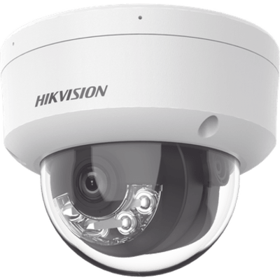 DS-2CD1123G3-LIU - Cámara Domo IP / 2 Megapixel / Dual Light 30 m (98.4 ft) / AcuSense Lite / Micrófono Integrado / IK08 / IP67 / PoE
