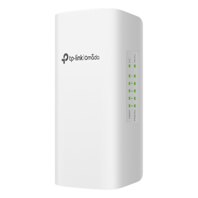 SG2005PPD - Switch PoE para Exterior / 5 Puertos Gigabit / PoE++ 90W IN / 4x PoE+ 64W OUT / IP55 / 10 Gbps / Gestión Omada