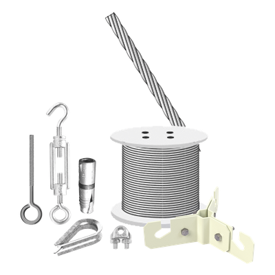 KIT-RET-6M - Syscom KIT-RET-6M kit de montaje Acero