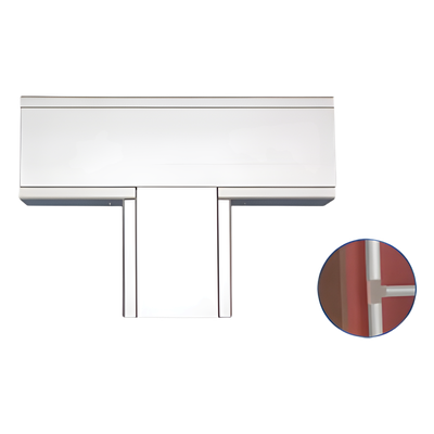 INKA-100-T - Accesorio en "T" de aluminio, para canaleta INKA100 (8140-80001)