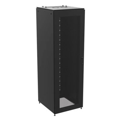 PS1S21610B - Gabinete de Telecomunicaciones / 600 mm Ancho / 1000 mm Profundidad (3.28 ft) / 45 UR / Puertas Perforadas / Color Negro