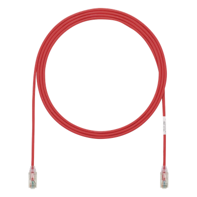 UTP28SP7RD - Panduit Cat6, UTP, 7ft cable de red Rojo 2,1 m U/UTP (UTP)