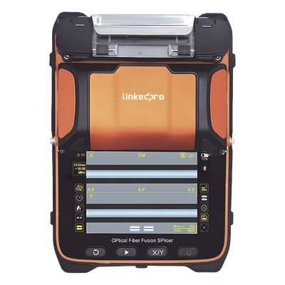 LP-FS-PRO-900 - Fusionadora de Fibra Óptica / 6 Motores / Alineación por Núcleo / Empalme 5 s / Pantalla 5 Pulgadas / OPM + VFL Integrados