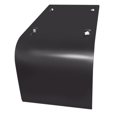 CH-BAL100EP - Bajada para Cable / 100 mm de Ancho / Acero Galvanizado G60 Calibre 18 (1.2 mm) / Recubrimiento Epóxico Negro / Sin Tornillería Adicional