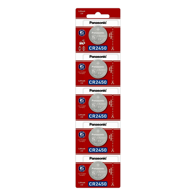 CR2450PL/5B - Batería de Litio Tipo Moneda / 3V / 620 mAh / CR2450 / Operación -30°C a +60°C / Vida Útil 10 Años
