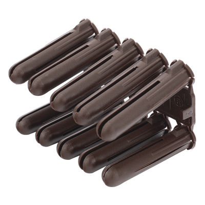 TP-2B - Taquete de Fijación / Doble Expansión Multidireccional / Tornillo 10 mm x 44.5 mm (1 3/4") / Resistencia 80 kg / Polietileno HDPE / Rango Térmico -50°C a +80°C