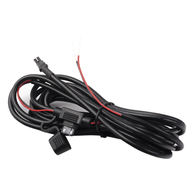 TE61A0600100 - Cable de Alimentación para Radio Móvil / 4 Metros (13.1 ft) / Fusible 2A Integrado / Conector MX3.0 / AWG 20 / Termoretráctil y Abrazadera Incluidos