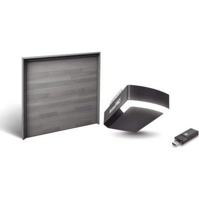 KIT-DOOR209-CF - Kit Puerta de Garage 20x9 Pies / Insulada 43 mm / Motor FS1000M 1/2 HP / Interfaz WiFi ACCESSWIFI / Extensión de Riel / Incluye 3 Controles
