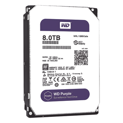 WD82PURZ - Disco duro WD de 8TB / 7200RPM / Optimizado para Videovigilancia