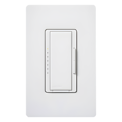 MRF2S6CLWH - Atenuador de Pared Inalámbrico / 150 W LED/CFL / 600 W Incandescente / 600 VA MLV / 120 V / Sin Neutro / Control Multipunto
