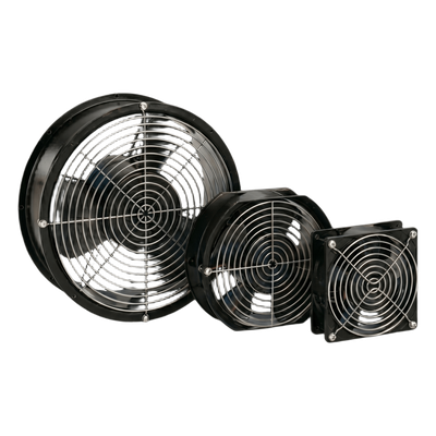 A4AXFNPG - Ventilador Axial Compacto / 4 Pulgadas / 100 CFM / 115 Vca / Protección Térmica / Acero Recubierto en Polvo