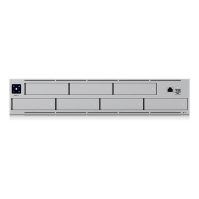 UNAS-PRO - Servidor NAS Rack 2U / 7 Bahías 2.5/3.5" SATA / 10GbE SFP+ / 1GbE RJ45 / RAID 5/6/10 / Pantalla Táctil 1.3"