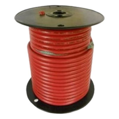 A2001T-01-100 - Cable para Batería / 1 AWG / Rojo / 100 pies / Cobre Estañado Clase K / 600/1000V / 105°C Seco 75°C Húmedo / VW-1 / Flexible Extra
