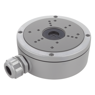 DS-1280ZJ-S-428C-ACY - Caja de Conexiones para Cámara IP / IP66 / Polímero Anticorrosión / Salida Tubo 3/4" / 164.8 x 137 x 53.4 mm / 659 g