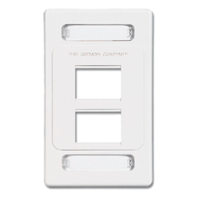 MX-F-PS-04-02 - Placa de Pared Modular / 4 Salidas / MAX / Compatible Z-MAX Blindados / Color Blanco