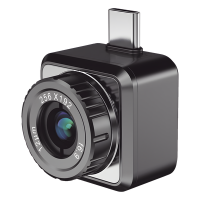 HM-TJ32-7RF-MINI2PLUS - MINI2PLUS - Cámara Termográfica Portátil para Celulares (Android) / Conector Tipo USB - C / Lente 6.9 mm / IP40 / JPEG (Imagen) / Video (MP4) / Rango de Medición de -20°C a 350°C