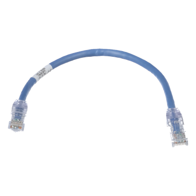 UTPSP1BUY - Cable de Parcheo UTP Cat6 / 24 AWG / CM / 0.3 m (1 ft) / Azul