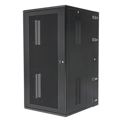 PZWMC2630P - Gabinete de Montaje en Pared / 26 UR / 19in EIA / 762mm (2.5ft) Profundidad / Puerta Ventilada / Acero