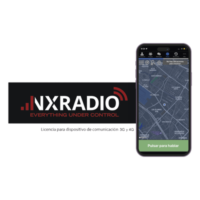 NXRADIO - Licencia Anual / Comunicación PoC / Multiplataforma Android iOS PC / Encriptación AES-256 / Audio HD 16 kHz / Integración Radio Analógica y LTE