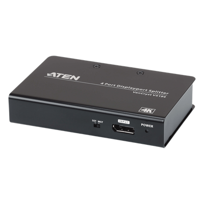 VS194 - Distribuidor DisplayPort / 4 Puertos / 4K@60Hz / DP 1.2a / HDCP 1.3 / MST-SST / 21.6 Gbps