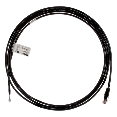 ACF20 - Cable de Extensión de Seguridad / Conexión JST a RJ45 Macho / 2.7 m (8.9 ft) / IP55 / Lector Dual Frecuencia 125 kHz y 13.56 MHz / Sensor de Humedad / SmartZone G5 iPDU