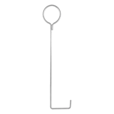 SAP-02 - Ancla de Piso para Retenida / Varilla 1/2' / Longitud 92 cm (36') / Torre 30 m (98.4 ft) / Argolla 13.6 cm (5.3') / Galvanizado Electrolítico
