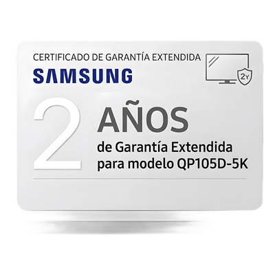 QP105-2YG - Extension de garantia para pantallas profesionales modelo QP105D-5K