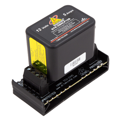 DTK-2MHLP12BWB - Protector Modular / 2 Pares / 12 V / Hot-Swap / SAD / 20 kA / 2 Mbps / Voz Datos Señalización